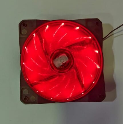 RED Single Colour 15 LED Casing Fan