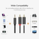 UGREEN 3 Meter 3.5mm Male to 2 RCA Male Audio Cable – AV102 – 10512 –(1YW) - Image 12