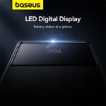 Baseus Star-Lord Digital Display Fast Charging Power Bank 30000mAh 30W Cluster Black With Simple Series Charging Cable USB to Type-C 3A 0.3m Black - - Image 15
