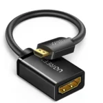 UGREEN 22cm Micro HDMI Male to HDMI Female Adapter Cable (Black) – 20134 –(1YW) - Image 7