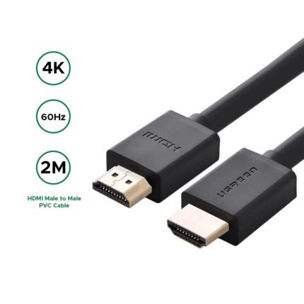 UGREEN HDMI 4K Cable Male to Male Black 2m HD104 – 10107-(1YW)