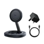 Baseus EnerFill FF11 15W Qi2 Foldable Wireless Charger + Black With 20W Power Adpter UK + 1m C to C Data Cable Black (1YW) - Image 15