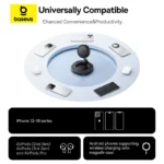 Baseus EnerFill FF11 15W Qi2 Foldable Wireless Charger + Black With 20W Power Adpter UK + 1m C to C Data Cable Black (1YW) - Image 9