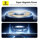 Baseus EnerFill FF11 15W Qi2 Foldable Wireless Charger + Black With 20W Power Adpter UK + 1m C to C Data Cable Black (1YW) - Image 10