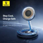 Baseus EnerFill FF11 15W Qi2 Foldable Wireless Charger + Black With 20W Power Adpter UK + 1m C to C Data Cable Black (1YW) - Image 12