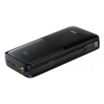 Baseus 20000mAh 20W Bipow 2 Digital Display Power Bank with Built-in Type-C Cable – Cluster Black (1YW) - Image 6