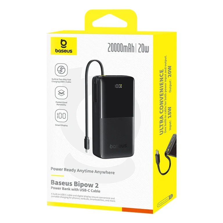 Baseus Bipow 2 20000mAh 20W Power Bank