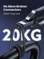 UGREEN 1 Meter 100W 5A MaxType-C to Type-C PD Fast Charging Nylon Braided Cable – L512 – 45063 (1YW) - Image 8