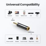 UGREEN 3.5mm Male to 6.35mm Female Adapter – AV168 – 60711 - Image 5