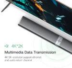 UGREEN 2 Meter 4K HDMI Male to Male 90 Degree Black Cable – HD103 – 10173 (1YW) - Image 6