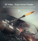 UGREEN 2 Meter 4K HDMI Male to Male 90 Degree Black Cable – HD103 – 10173 (1YW) - Image 5