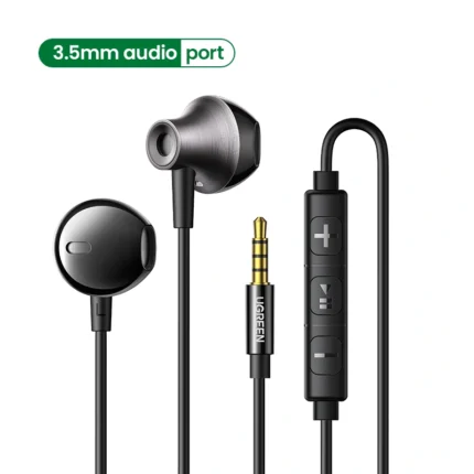 UGREEN Wired Earphones with 3.5mm Plug – EP106 – 35755 (1YW)