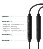 UGREEN Wired Earphones with Type-C Connector – EP106 – 35756 (1YW) - Image 4