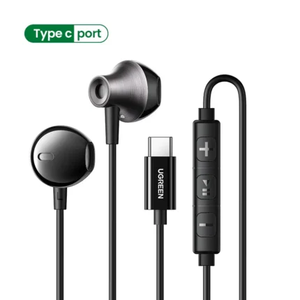 UGREEN Wired Earphones with Type-C Connector – EP106 – 35756 (1YW)