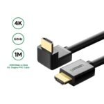 UGREEN 1 Meter 4K HDMI Male to Male 90 Degree Black Cable – HD103 – 10172 (1YW)
