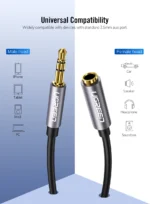 UGREEN 1.5 Meter 3.5mm Male to 3.5mm Female Extension Cable – AV118 – 10593 –(1YW) - Image 3