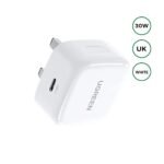 UGREEN 30W Type-C PD Fast Charging Adapter (White) – CD127 – 70197 (1YW)