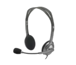 Logitech H110 Wired Stereo Headset with Dual 3.5mm Plugs (1YW) - Image 2