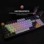 FANTECH ATOM 96 MK890V2 MECHANICAL GAMING KEYBOARD – MIZU SERIES NVBL (Rosie Switch- Soft Linear Keys) - Image 6