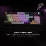 FANTECH ATOM 96 MK890V2 MECHANICAL GAMING KEYBOARD – MIZU SERIES NVBL (Rosie Switch- Soft Linear Keys) - Image 7