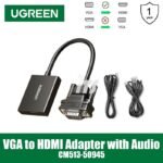 UGREEN VGA Male To HDMI Female Converter – CM513 – 50945 –(1YW)