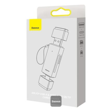 Baseus AirJoy USB-A & Type C to SD/TF Card Reader (1YW)