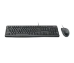 Logitech MK120 Key Board & Mouse USB Combo Pack (1YW)