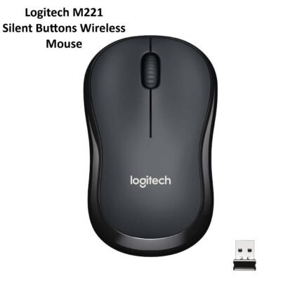 Logitech M221 Wireless Mouse with Silent Clicks (Charcoal) (1YW)