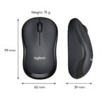 Logitech M221 Wireless Mouse with Silent Clicks (Charcoal) (1YW) - Image 9