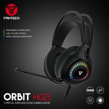 Fantech HG25 ORBIT 7.1 Surround RGB USB Gaming Headset (6MW)