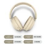 SonicGear AirPhone DNC3000 Digital Active Noise Cancellation Bluetooth Headphone- Platinum (6MW) - Image 6