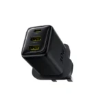 Baseus 30W EnerFill FN11 Gan5 Fast Charger 2 x USB A + 1 x TYPE-C -E0121M03 - Cosmic Black (1YW)