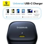 Baseus 45W PicoGo AE11 GaN 6 Type-C Fast Charger PD 45W – Cosmic Black (1YW) - Image 3