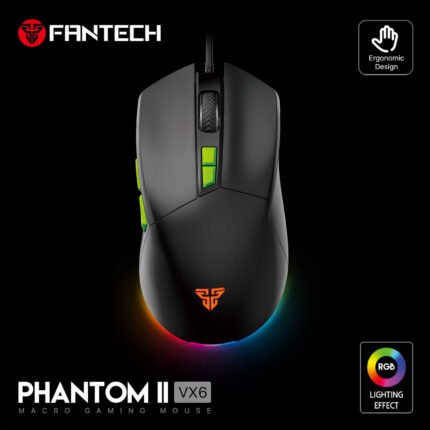 FANTECH PHANTOM II VX6 GAMING WIRED MOUSE