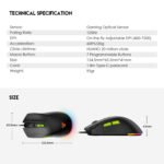FANTECH PHANTOM II VX6 GAMING WIRED MOUSE (6MW) - Image 10