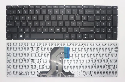 HP 15-AC 15-AF 15-AY 15-BA 15-BG 15-BN 17-X 17-Y 250 G4 255 G4 256 G4 250 G5 255 G5 Black Without Frame Laptop Keyboard (ORG) (6MW)