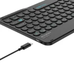 MIKUSO KB-BW08 Bluetooth Rechargeable Keyboard (6MW) - Image 2
