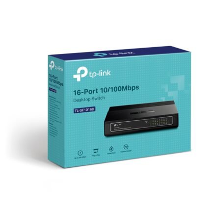 TP-LINK TL-SF1016D 16 Port 10/100M Network Switch (1YW)