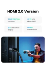 UGREEN 10 Meter 4K@60Hz Nylon Braid HDMI Cable – HD119 – 40104 –(1YW) - Image 6