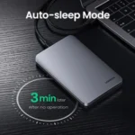 UGREEN Aluminum Alloy 2.5-Inch 6Gbps SATA External Hard Drive Enclosure With Type-c to Type-C Cable – CM300 – 70499 - (1YW) - Image 5