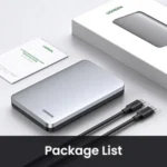 UGREEN Aluminum Alloy 2.5-Inch 6Gbps SATA External Hard Drive Enclosure With Type-c to Type-C Cable – CM300 – 70499 - (1YW) - Image 15