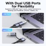 UGREEN HDMI USB/Type-C 2K 30Hz USB Video Capture Card – CM629 – 15389 –(1YW) - Image 2