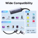 UGREEN HDMI USB/Type-C 2K 30Hz USB Video Capture Card – CM629 – 15389 –(1YW) - Image 7