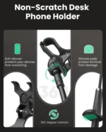 UGREEN Multifunction Phone Clip Stand 4.0-7.2 inch ,90cm (Black) – LP113 – 80906 - Image 7