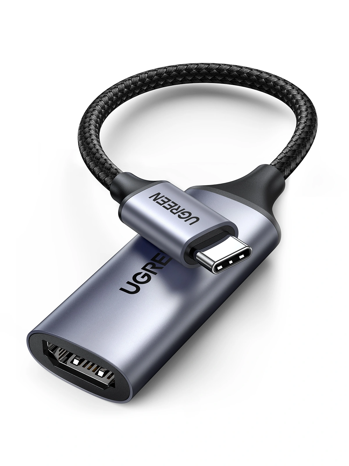 UGREEN-Type-C-to-HDMI-Adapter-CM297-70444-CM297-Ugreensl-2 UGREEN Type-C to HDMI Aluminum Adapter – CM297 – 70444 –(1YW) - Image 1