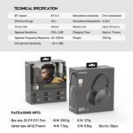 Fantech GO TUNE WH06 Wireless Bluetooth Headphone (Dual Mode) (6MW) - Image 9