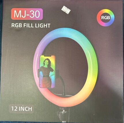 MJ30 12'' Ring Light RGB with wired controller