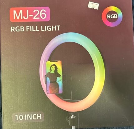 MJ26 10'' Ring Light RGB with wired controller
