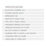 SonicGear AirPhone 6 Bluetooth Headphone (6MW) - Image 4