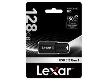Lexar 128GB USB 3.2 Gen 1 Pen Drive JumpDrive S80 (3YW)